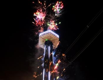 New Year's Eve Ball Drop And Fireworks Show