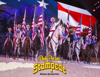 Dolly Parton's stampede dinner show in Pigeon Forge TN